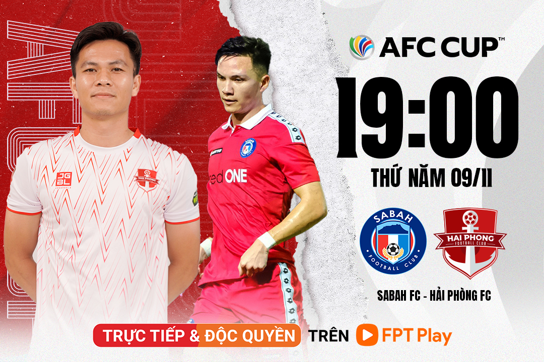 Trực tiếp Sabah vs Hải Phòng FC