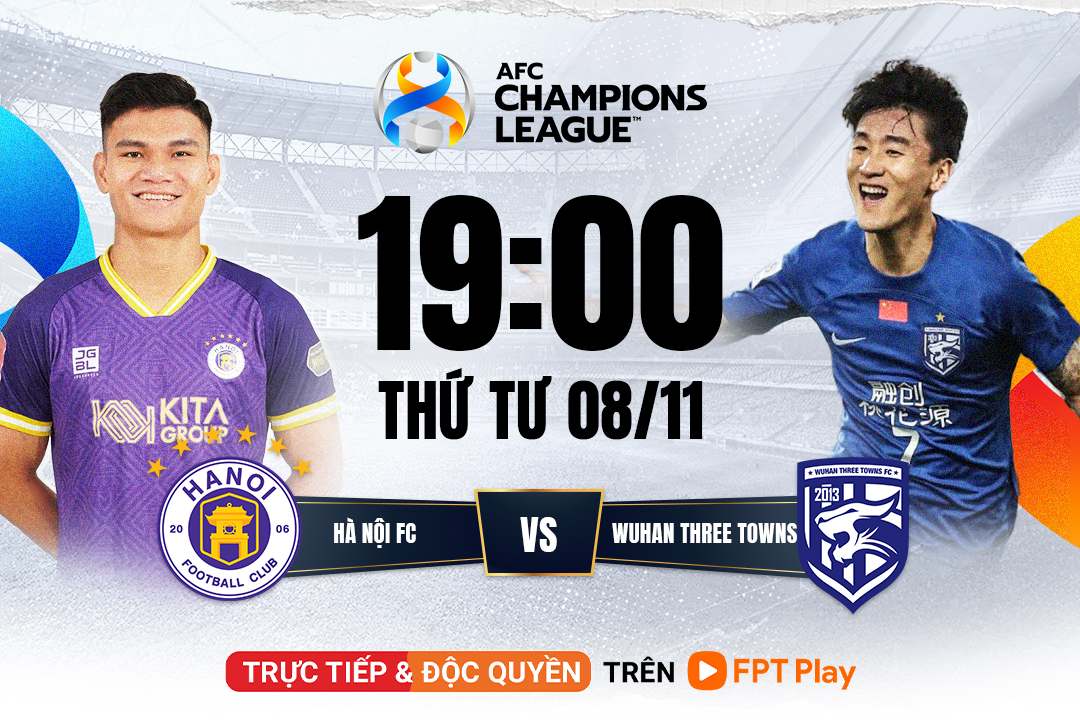 Hà Nội FC vs Wuhan Three Towns
