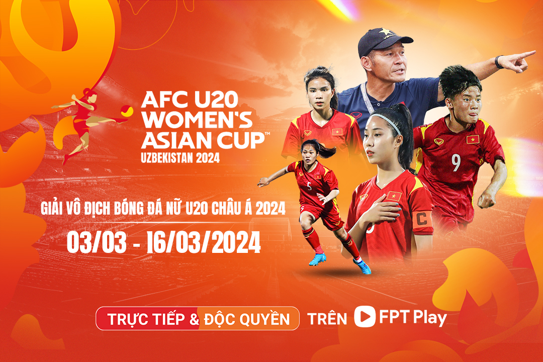 Trực tiếp AFC U20 Women’s Asian Cup 2024