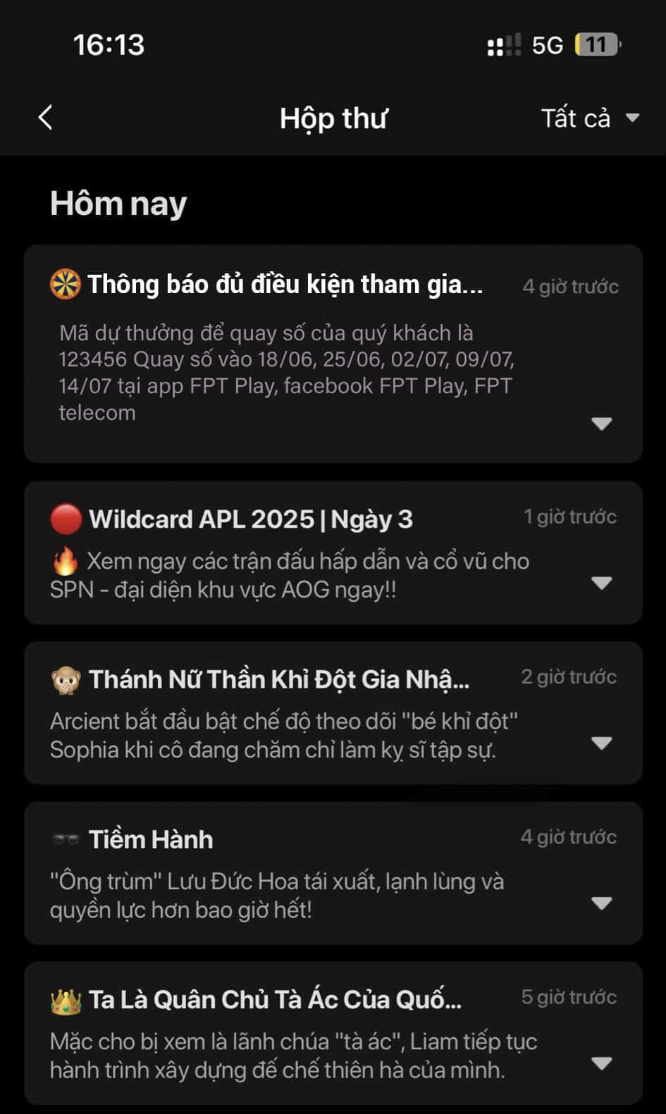 Thông báo trúng thưởng FIFA Club World Cup