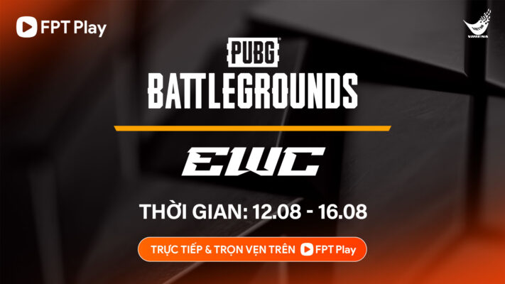 Các trận đấu PUBG tại EWC 2025 bắt đầu diễn ra từ ngày 12/8 (Ảnh: BTC)