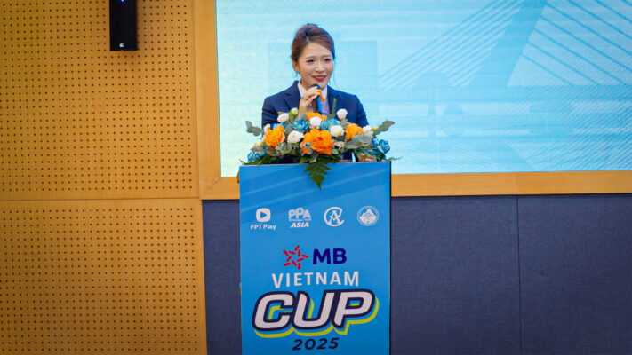 Bà Nguyễn Thị Việt Nga - Giám đốc Marketing Ngân hàng TMCP Quân đội phát biểu tại sự kiện (Ảnh: BTC)