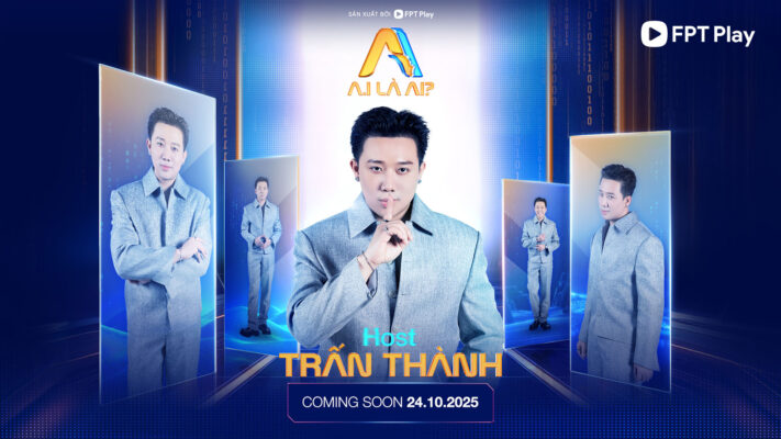 Trấn Thành giữ vai trò host trong chương trình A.I LÀ AI? (Ảnh: FPT Play)