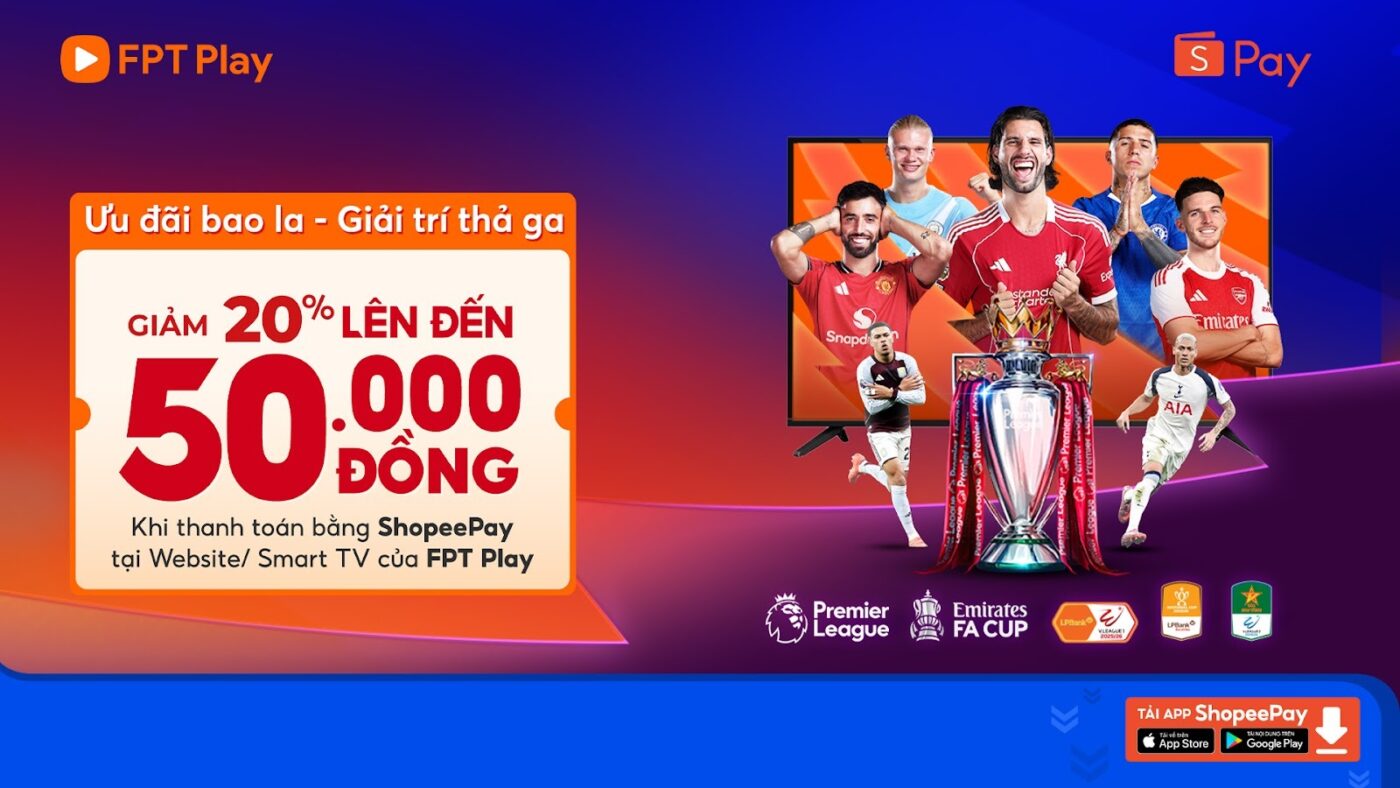 Ưu đãi giảm 20% khi thanh toán qua ShopeePay